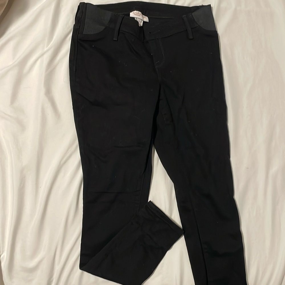Black maternity jeans
